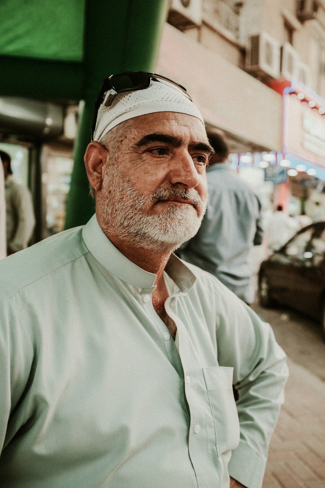 Studio portrait of a Middle Eastern Belgian businessman